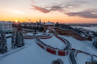 Чкаловская лестница в Нижнем Новгороде фото