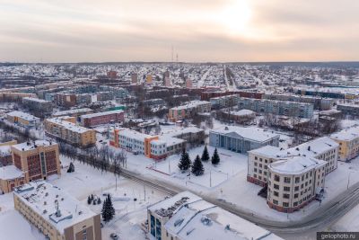 Площадь Ленина в Анжеро-Судженске фото