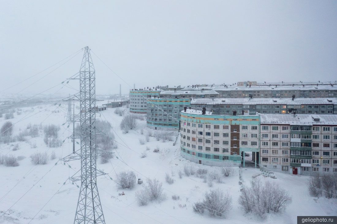 Жилые дома Воркуты фото